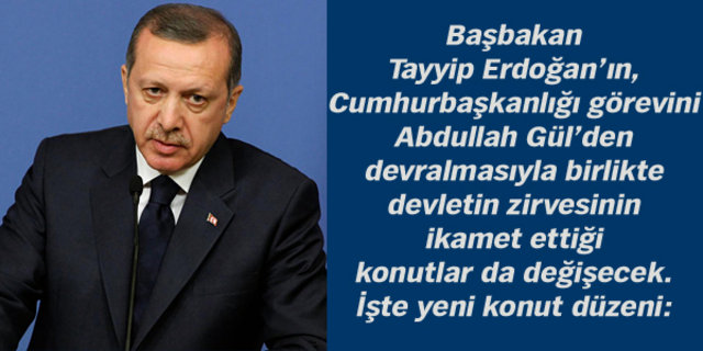 Erdoğan, Gül ve Davutoğlu'nun Ankara'daki ikameti değişiyor!