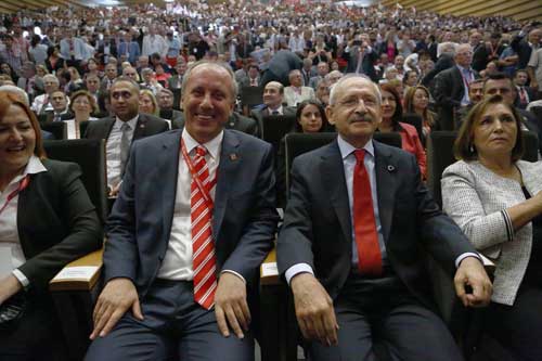 CHP'nin 18. Olağanüstü Kurultayı'ndan kareler