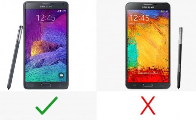 Galaxy Note 4 ve Galaxy Note 3 karşılaştırması