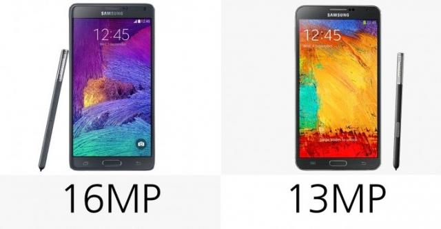 Galaxy Note 4 ve Galaxy Note 3 karşılaştırması