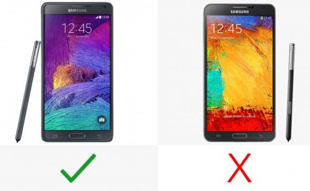 Galaxy Note 4 ve Galaxy Note 3 karşılaştırması