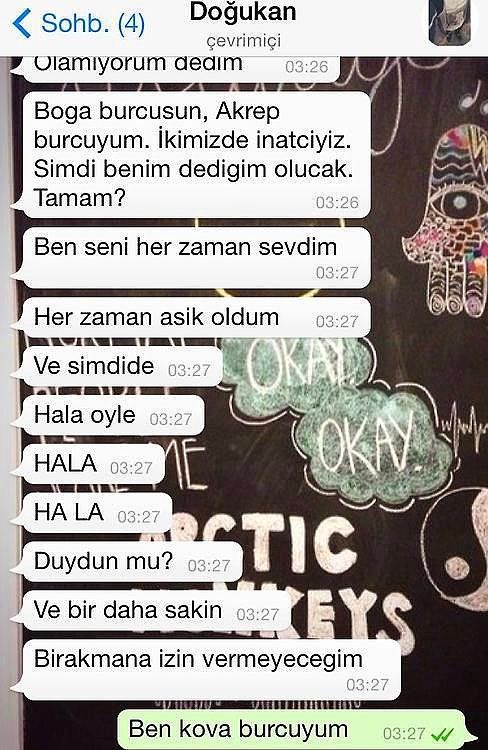 Efsane olmuş whatsapp diyalogları