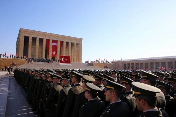 Bütük Önder Atatürk Anıtkabir'de törenle anıldı