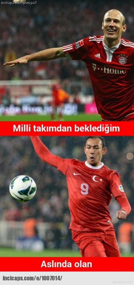 İşte o caps'ler