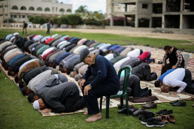 Gazze'de yağmur duası