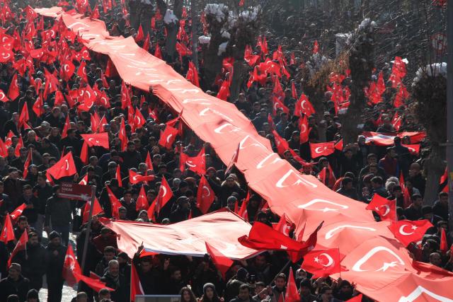 Şehitlere Saygı ve Milli Birlik Yürüyüşü