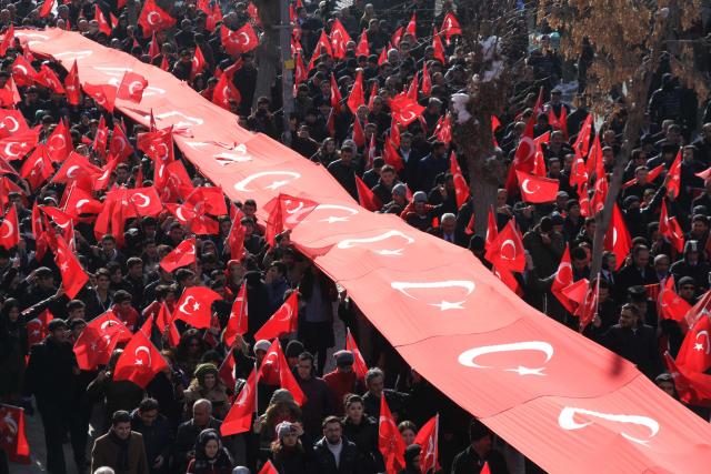 Şehitlere Saygı ve Milli Birlik Yürüyüşü