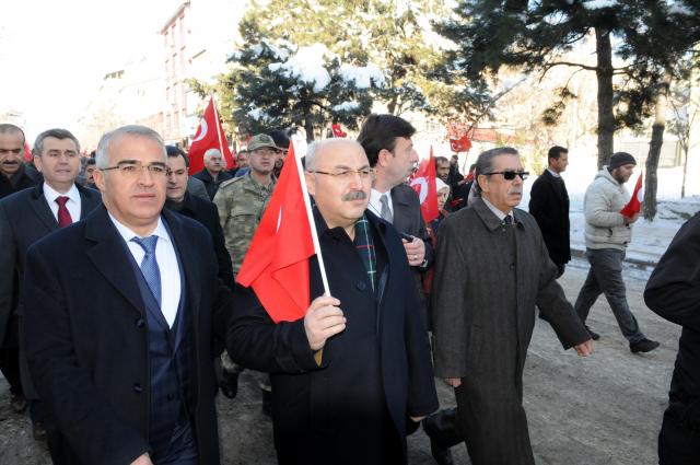 Şehitlere Saygı ve Milli Birlik Yürüyüşü