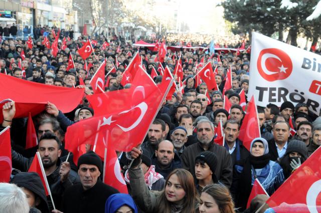 Şehitlere Saygı ve Milli Birlik Yürüyüşü