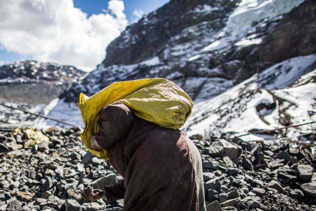 Peru La Rinconada altın madeni