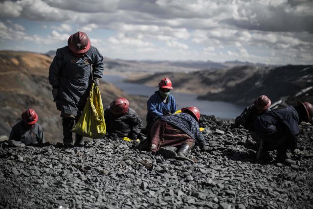 Peru La Rinconada altın madeni