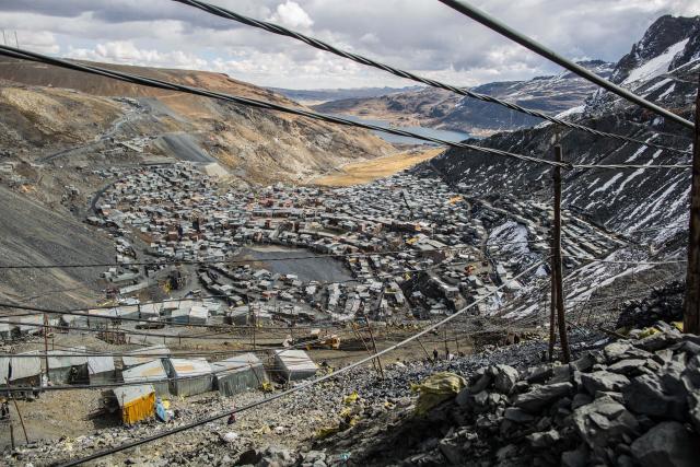 Peru La Rinconada altın madeni