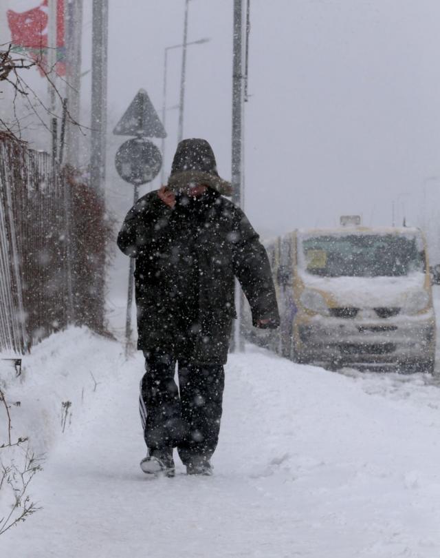 İstanbul'dan kar manzaraları