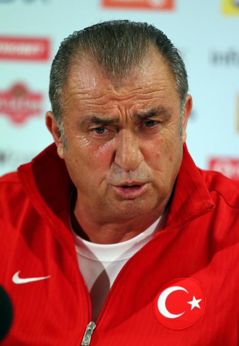 Terim, maça &quot;Volkan, Gökhan, Semih, Ömer, Caner, Gökhan Töre, selçuk, Mehmet Topal, Arda, Burak ve Umut&#39;la başlayacaklarını kaydetti. - 00003184249