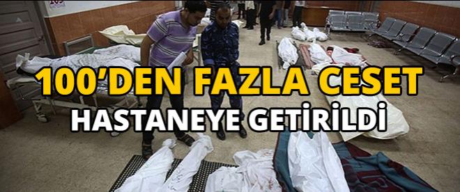 100den fazla ceset hastanelere getirildi