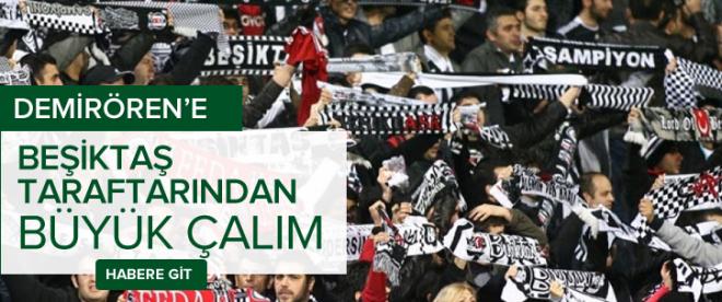 Beşiktaş taraftarından Demirörene büyük çalım