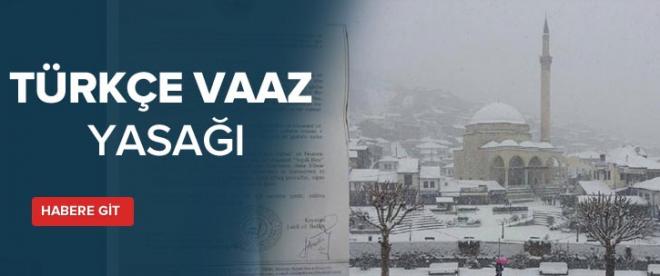 Türkçe vaaz yasağı