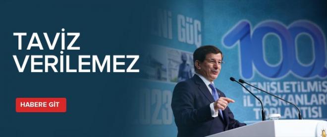 Davutoğlu Edirnede konuşuyor