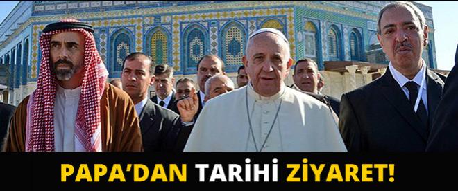 Papa Franciscus'dan tarihi ziyaretler!