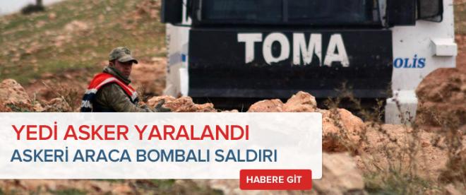 Askeri araca bombalı saldırı