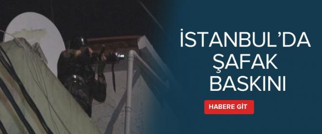 Istanbulda şafak baskını: 13 Gözaltı