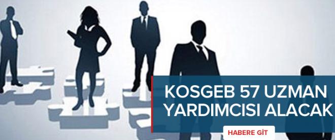 KOSGEB 57 uzman yardımcısı alacak