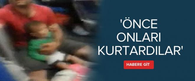 Önce onları kurtardılar