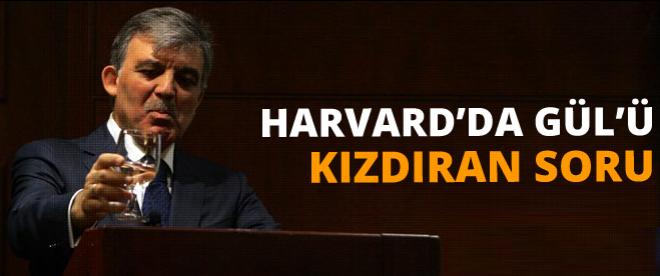 Harvardda Gülü kızdıran soru