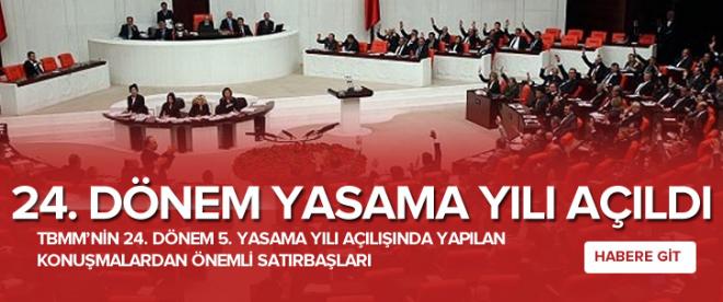 Yeni Yasama Yılı açıldı