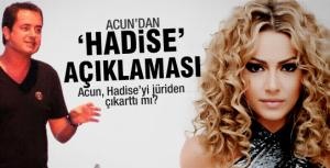 Acun, Hadiseyi jüriden çıkarttı mı?