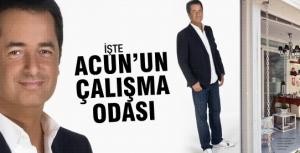 İşte Acunun çalışma odası