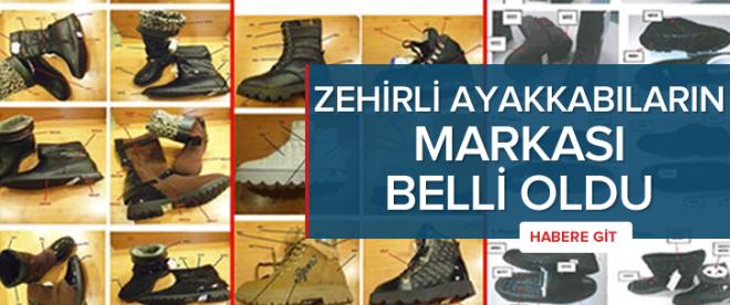 Zehirli ayakkabıların markası belli oldu