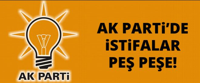 AK Parti'de istifalar