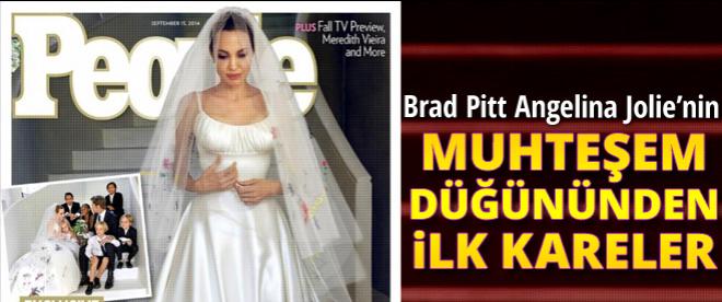 Brad Pitt-Angelina Jolie Düğününden ilk kareler