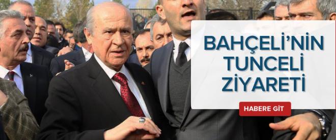 Bahçeli Tuncelide protesto ediliyor