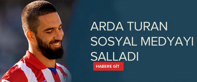 Arda Turan, İspanyada sosyal medyayı salladı