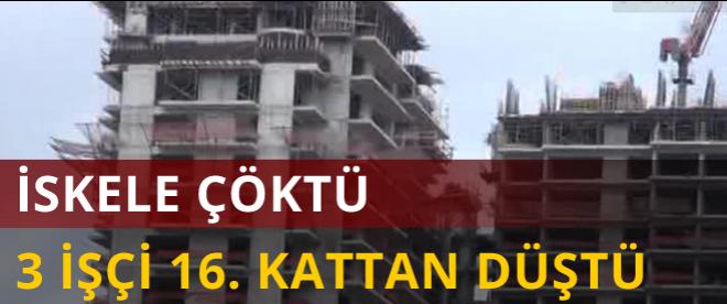 Kartalda inşaat faciası: 3 ölü