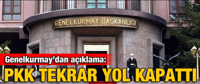 Örgüt, Diyarbakır - Bingöl yolunu tekrar kapattı