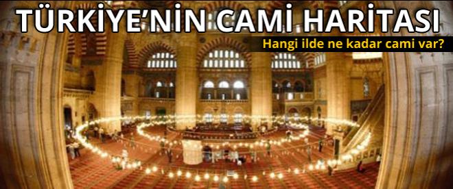 Türkiyede cami sayısı yüzde 10 arttı