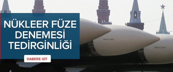 Rusya nükleer başlık taşıyabilen kıtalararası füze denedi