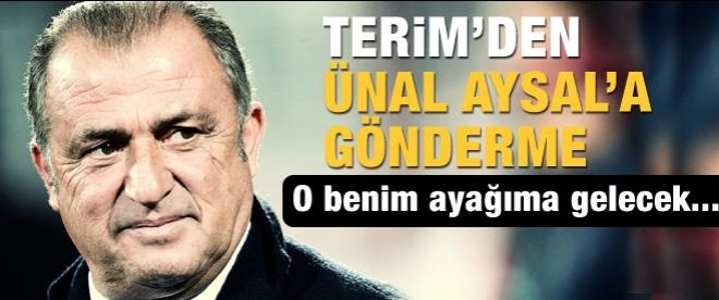 Terim'den Aysal'a reklamlı gönderme