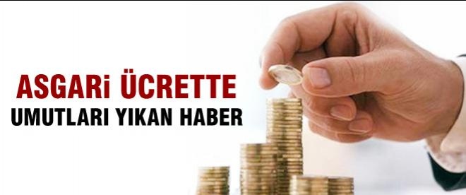 Asgari ücret alanlara kötü haber