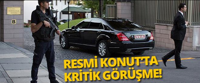 Resmi Konutta kritik görüşme