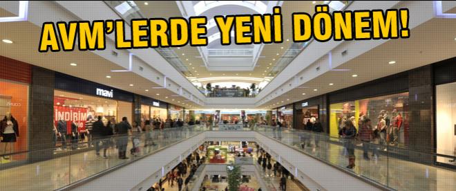 Alışveriş merkezlerinde anons dönemi