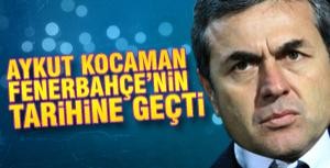 Aykut Kocaman Fenerbahçenin tarihine geçti