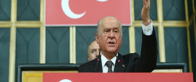 Bahçeli : Aziz Atatürke iftira atanların esip savurduğu haysiyetsizliktir