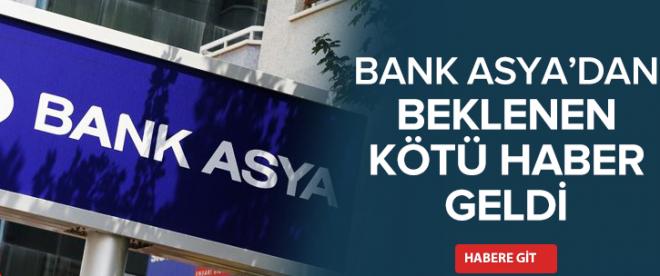 Bank Asyadan kötü haber geldi