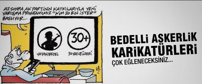 Bedelli askerlik karikatürleri