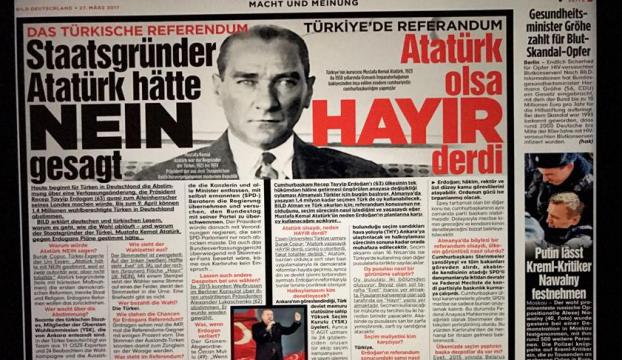 Bild gazetesinden Atatürklü hayır kampanyası