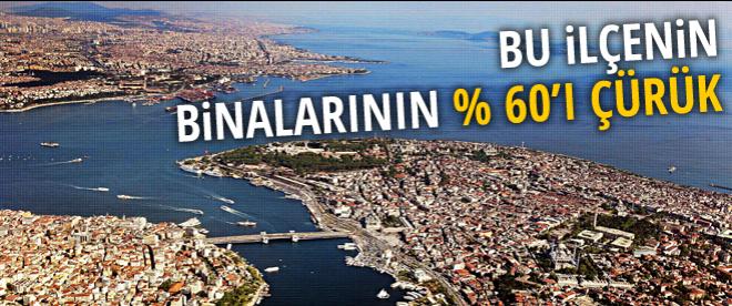 O ilçenin binalarının yüzde 60ı çürük